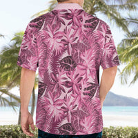 Hawaii Pink Tropical Leaves Hawaiian Shirt - Polynesian Pride