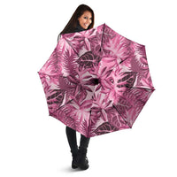 Hawaii Pink Tropical Leaves Umbrella LT01 - Polynesian Pride