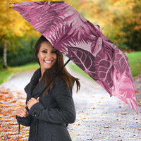 Hawaii Pink Tropical Leaves Umbrella LT01 - Polynesian Pride