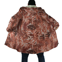 Hawaii Red Brown Tropical Leaves Cloak LT01 - Polynesian Pride
