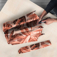 Hawaii Red Brown Tropical Leaves Umbrella LT01 - Polynesian Pride