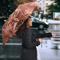 Hawaii Red Brown Tropical Leaves Umbrella LT01 - Polynesian Pride