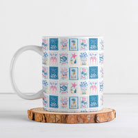 Hawaii Coastal Summer Postcard Ceramic Mug