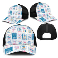 Hawaii Coastal Summer Postcard Mesh Trucker Cap