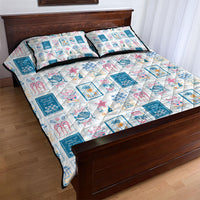 Hawaii Coastal Summer Postcard Quilt Bed Set