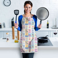 Aloha Summer Posters Grunge Textures Apron