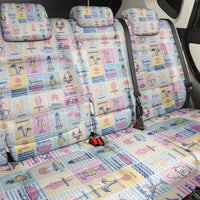 Aloha Summer Posters Grunge Textures Back Car Seat Cover