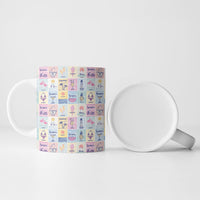 Aloha Summer Posters Grunge Textures Ceramic Mug