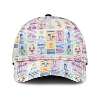 Aloha Summer Posters Grunge Textures Classic Cap