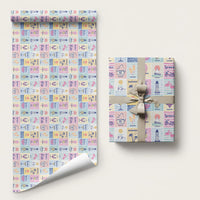 Aloha Summer Posters Grunge Textures Wrapping Paper
