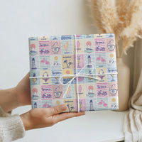Aloha Summer Posters Grunge Textures Wrapping Paper