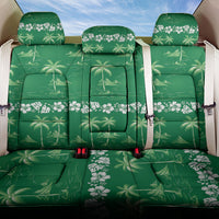 Green Hawaii Palm Tree Hibiscus Back Car Seat Cover Fantasy Summer Vibe LT01 One Size Green - Polynesian Pride