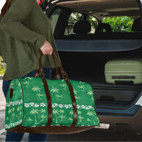Green Hawaii Palm Tree Hibiscus Travel Bag Fantasy Summer Vibe LT01 - Polynesian Pride