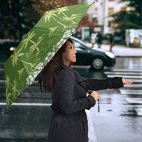 Olive Green Hawaii Palm Tree Hibiscus Umbrella Fantasy Summer Vibe LT01 - Polynesian Pride