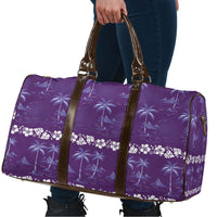 Purple Hawaii Palm Tree Hibiscus Travel Bag Fantasy Summer Vibe LT01 - Polynesian Pride