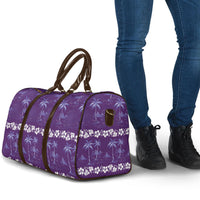Purple Hawaii Palm Tree Hibiscus Travel Bag Fantasy Summer Vibe LT01 - Polynesian Pride