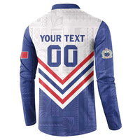 Custom Toa Samoa Rugby Button Sweatshirt 1992-1993 Special Edition - Polynesian Pride