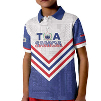 Custom Toa Samoa Rugby Kid Polo Shirt 1992-1993 Special Edition - Polynesian Pride