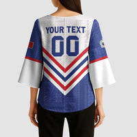 Custom Toa Samoa Rugby Kimono Sleeve Blouse 1992-1993 Special Edition - Polynesian Pride