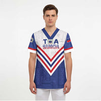 Custom Toa Samoa Rugby Scrub Top 1992-1993 Special Edition - Polynesian Pride