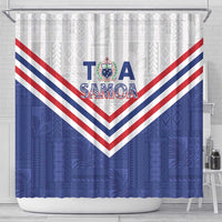 Toa Samoa Rugby Shower Curtain 1992-1993 Special Edition - Polynesian Pride
