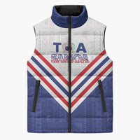 Custom Toa Samoa Rugby Sleeveless Puffer Jacket 1992-1993 Special Edition - Polynesian Pride
