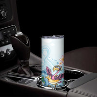 Hawaii Flamingo Skinny Tumbler Plumeria Tropical Beach LT01 - Polynesian Pride