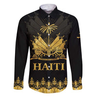 Haiti Neg Marron Gold Family Matching Short Sleeve Bodycon Dress and Hawaiian Shirt Lespwa pa anyen san aksyon