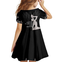 Haiti Neg Marron Silver Kid Short Sleeve Dress Hope is Nothing Without Action