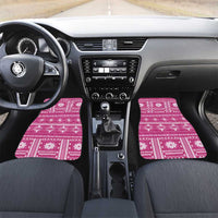 Fiji Masi All Pink Car Mats Tapa Pattern - Polynesian Pride