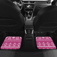 Fiji Masi All Pink Car Mats Tapa Pattern - Polynesian Pride