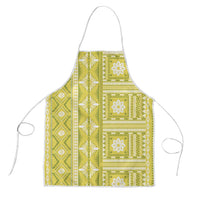 Fiji Masi All Yellow Apron Tapa Pattern - Polynesian Pride
