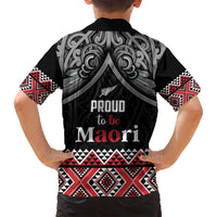 Aotearoa Toitu Te Tiriti Waitangi Family Matching Off Shoulder Maxi Dress and Hawaiian Shirt Proud To Be Maori