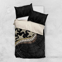 Beige Polynesian Starfish Unique Pattern Bedding Set