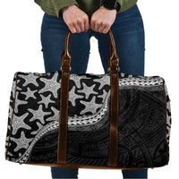 Monotone Polynesian Starfish Unique Pattern Travel Bag