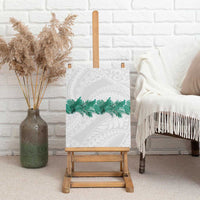 Hawaii Tropical Leaves Canvas Wall Art Polynesian Pattern