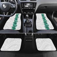 Hawaii Tropical Leaves Car Mats Polynesian Pattern