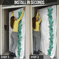Hawaii Tropical Leaves Door Cover Polynesian Pattern LT01 - Polynesian Pride