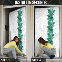 Hawaii Tropical Leaves Door Cover Polynesian Pattern LT01 - Polynesian Pride