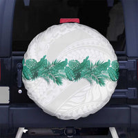 Hawaii Tropical Leaves Spare Tire Cover Polynesian Pattern