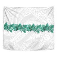 Hawaii Tropical Leaves Tapestry Polynesian Pattern