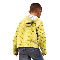 Hawaii Lemon Palaka Kid Hoodie Striped Stylized