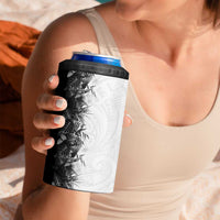 Hawaii Tropical Plant Monochrome 4 in 1 Can Cooler Tumbler Vibrant Polynesian Pattern LT01 - Polynesian Pride