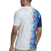 Hawaii Tropical Plant UliUli Rugby Jersey Vibrant Polynesian Pattern
