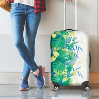 Hawaii Tropical Plant Omaomao Luggage Cover Vibrant Polynesian Pattern