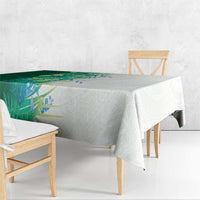 Hawaii Tropical Plant Omaomao Tablecloth Vibrant Polynesian Pattern