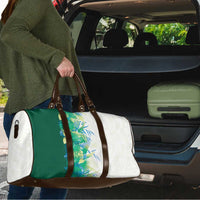 Hawaii Tropical Plant Omaomao Travel Bag Vibrant Polynesian Pattern