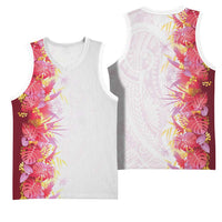 Hawaii Tropical Plant Akala Basketball Jersey Vibrant Polynesian Pattern