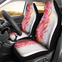 Hawaii Tropical Plant Akala Car Seat Cover Vibrant Polynesian Pattern