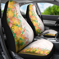 Hawaii Tropical Plant Lenalena Car Seat Cover Vibrant Polynesian Pattern